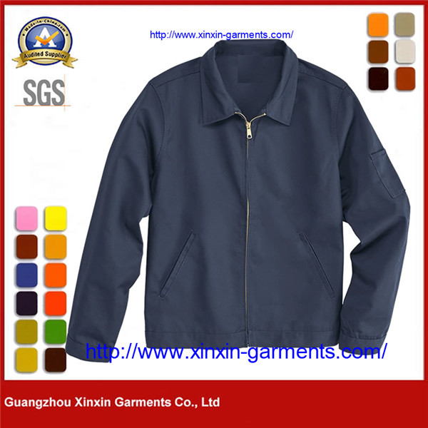 Men Working Jacket Collar And Concealed Nylon Zipper Closure Cheap Men Protective Work Wear​ W2756