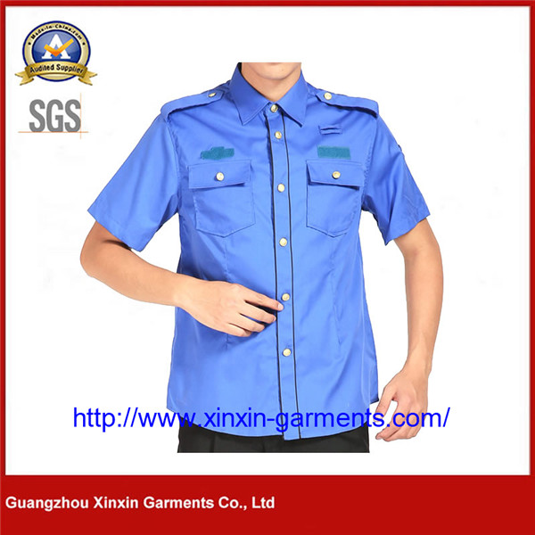 Cheap Security Shirt Uniform,Quik-Dry Customize Security Guard Uniform Shirts W2215