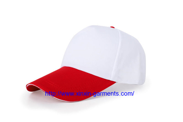 High quality solid color blank hat custom 6 panel sports baseball cap M02