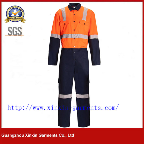 High visibility Safety working uniform road safe Protective Coverall W913