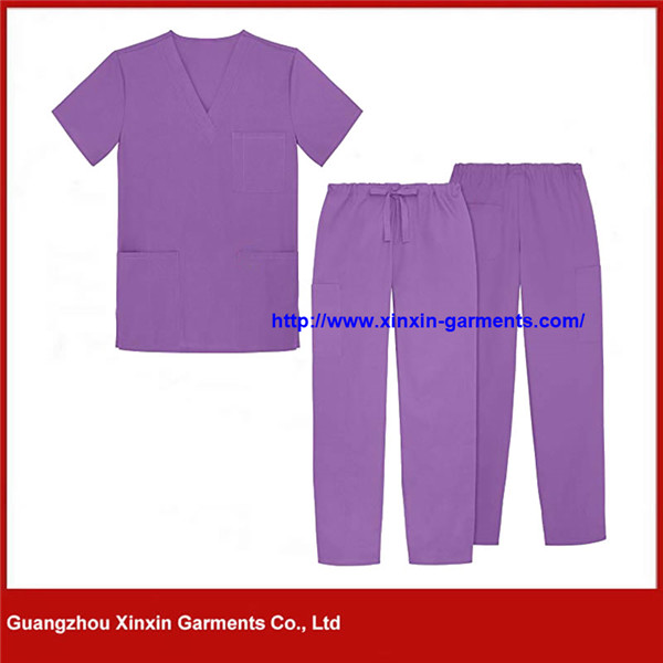 Medical Scrubs Uniforms  Nurse Scrubs Purple H121-2