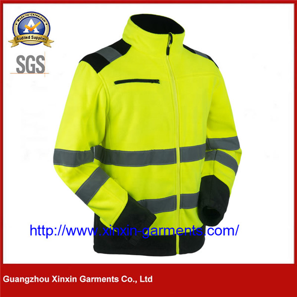 Men′s Knitted Working Jacket Polyester Workwear W2181