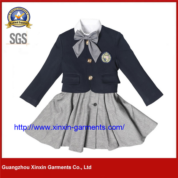 School Uniform Set Blazer & Pleated Skirts for Girls (U173)