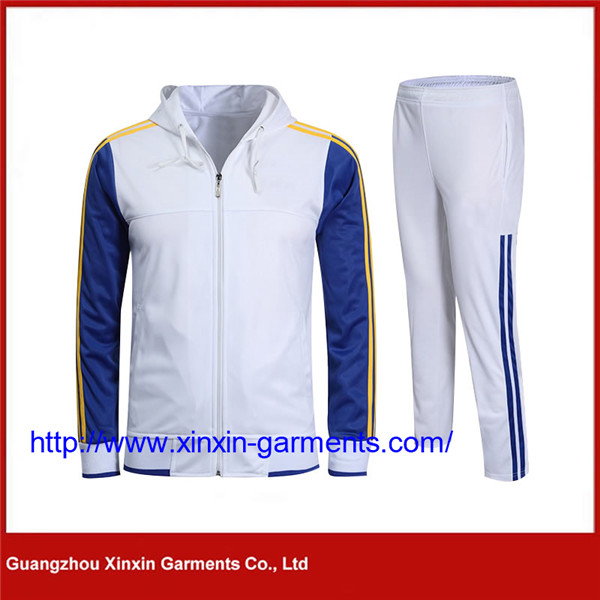 Wholesale Mens Wear Custom Cotton Polyester Knitting Wear High Quality gym Sports Track Suits (T422)