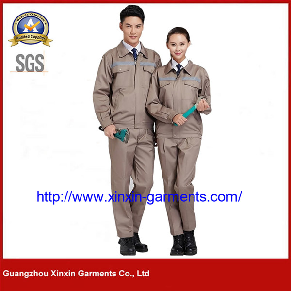 Wholesale professional khaki worker work core dhl workwear uniform W2136